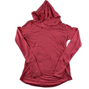 Marika Tek Women's Small‎ Hot Pink Athletic Hoodie Jersey Sweatshirt Athleisure
